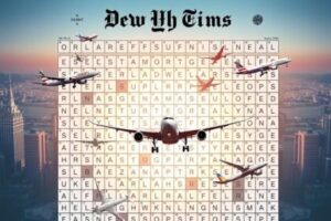 plane landing nyt crossword