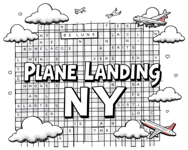 plane landing nyt crossword